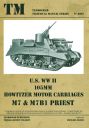 U.S. WWII 105mm Howitzer Motor Carriage M7 & M7B1 PRIEST