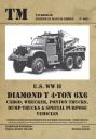U.S. Army Diamond-T 4-ton 6x6 Cargo, Wrecker, Ponton Trucks, Dump Trucks & Special Purpose Vehicles