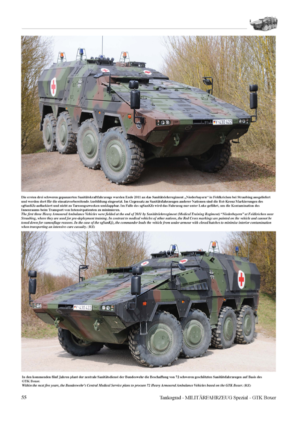 Boxer The GTK Multirole Armoured Wheeled Vehicle in Modern German Army ...