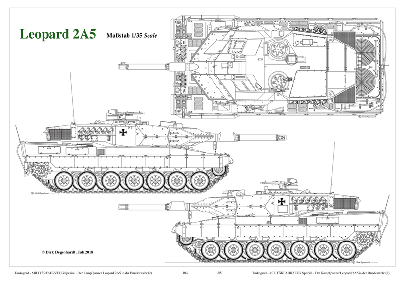 Zwilling Leopard 2A5 Entwicklung Technik Einsatz Teil 2 Tankograd 5076 