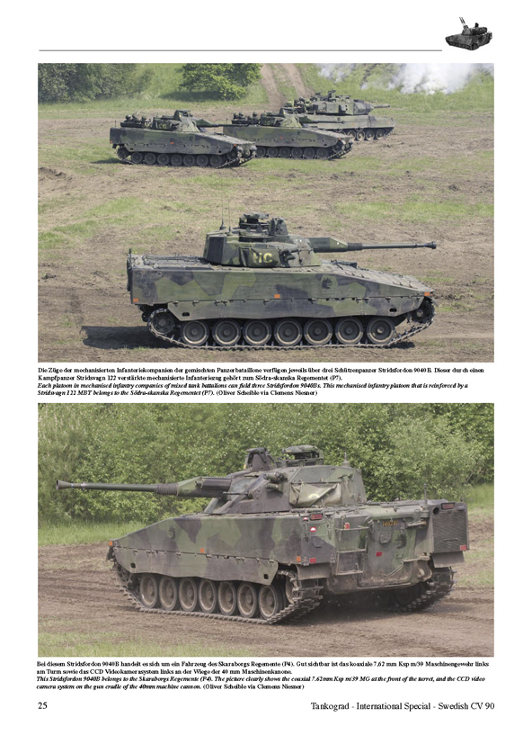 Schützenpanzer CV90,Tankograd NEU& 8003 Schwed 
