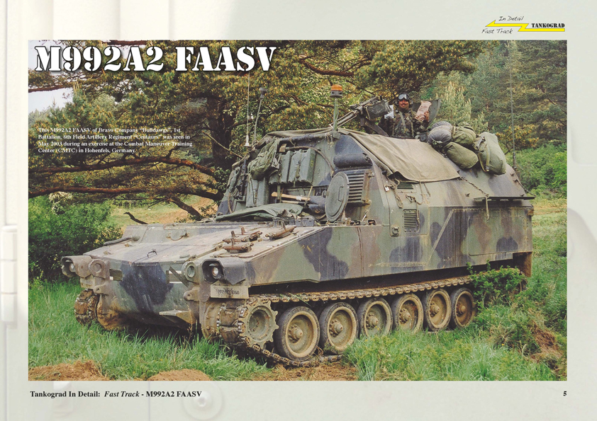 Tankograd Fast Track 05 Munitionstransporter M992A2 FAASV NEU Panzer-Modellbau 